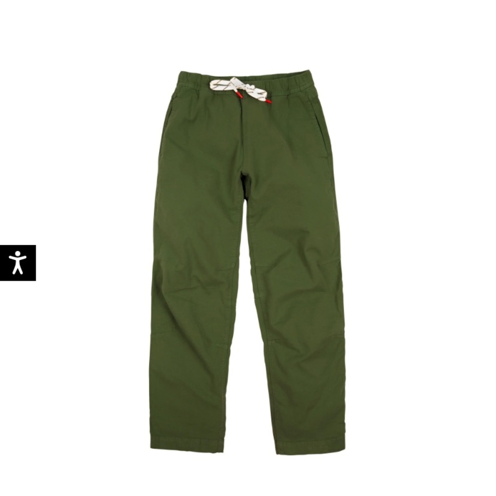 Topo Designs Olive Green Straight Leg Pants